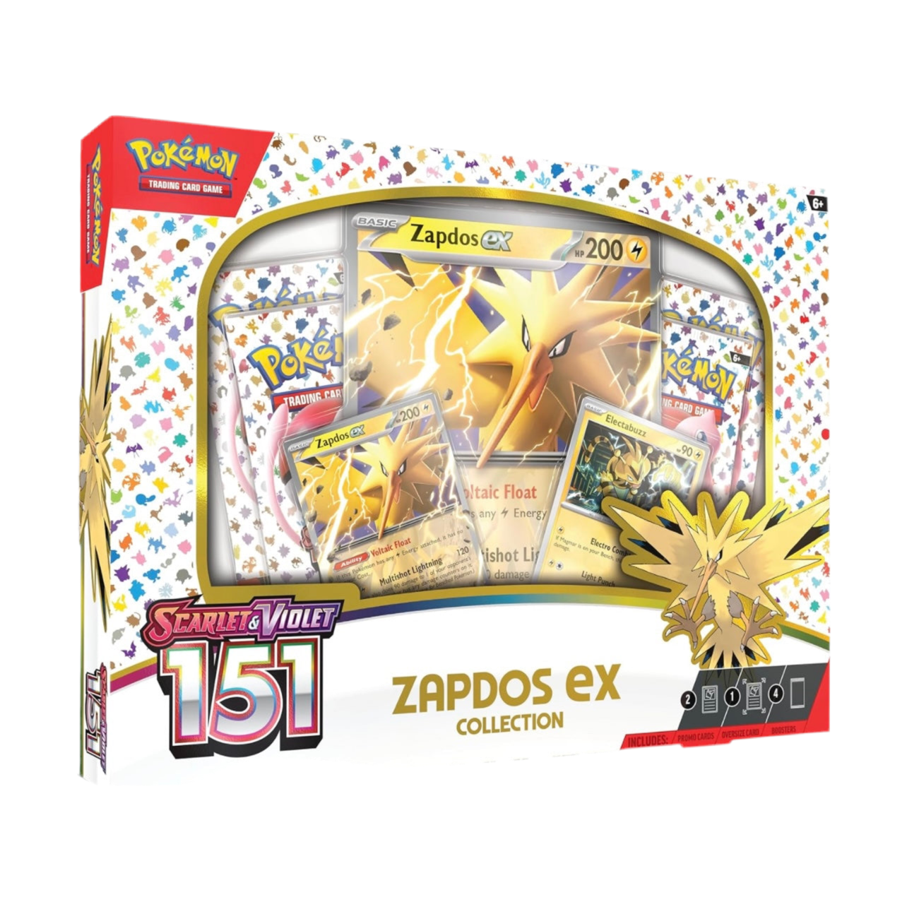 Pokémon Scarlet & Violet 151 Zapdos ex Box