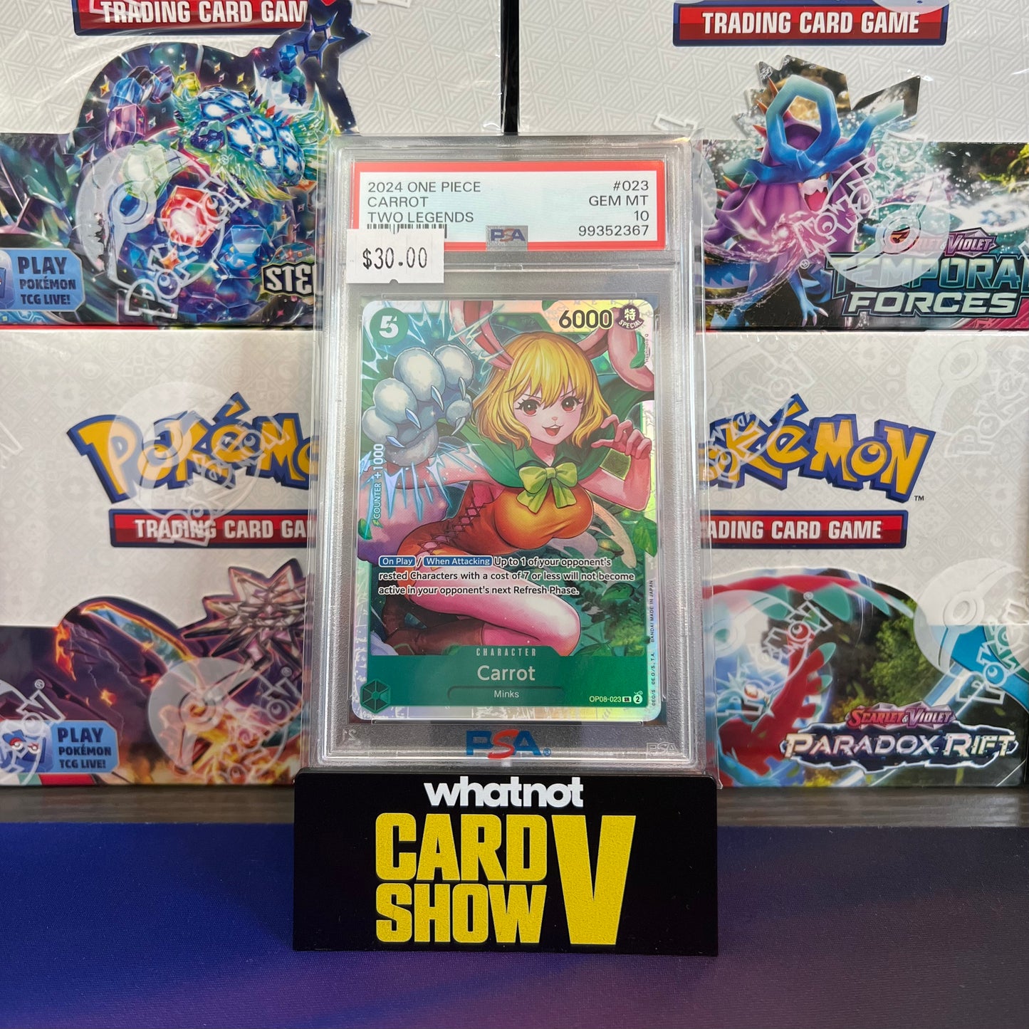 Carrot (SR) #OP08-023 PSA 10 ๐