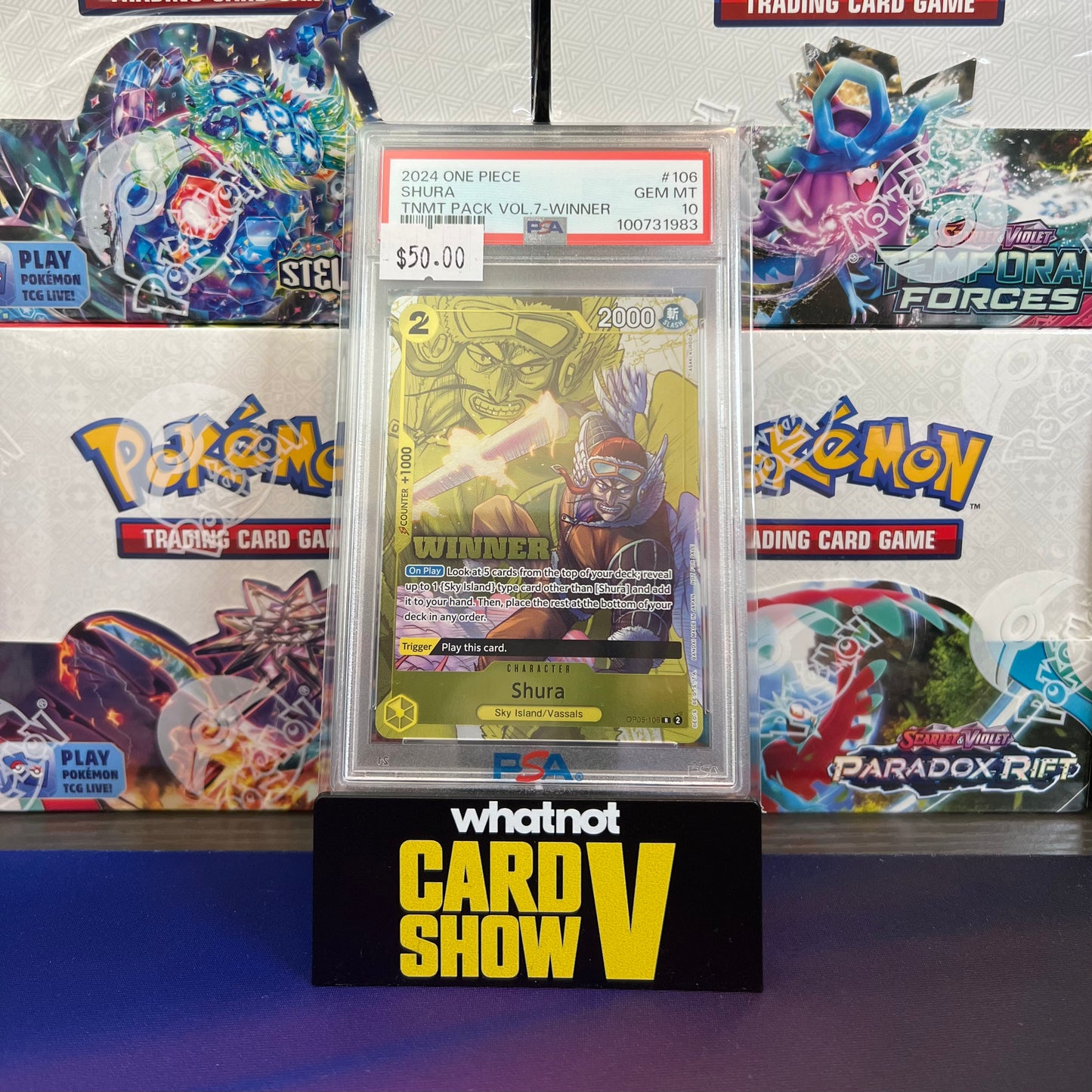 Shura (Tournament Pack Vol.7 Winner) #106 PSA 10 ๐