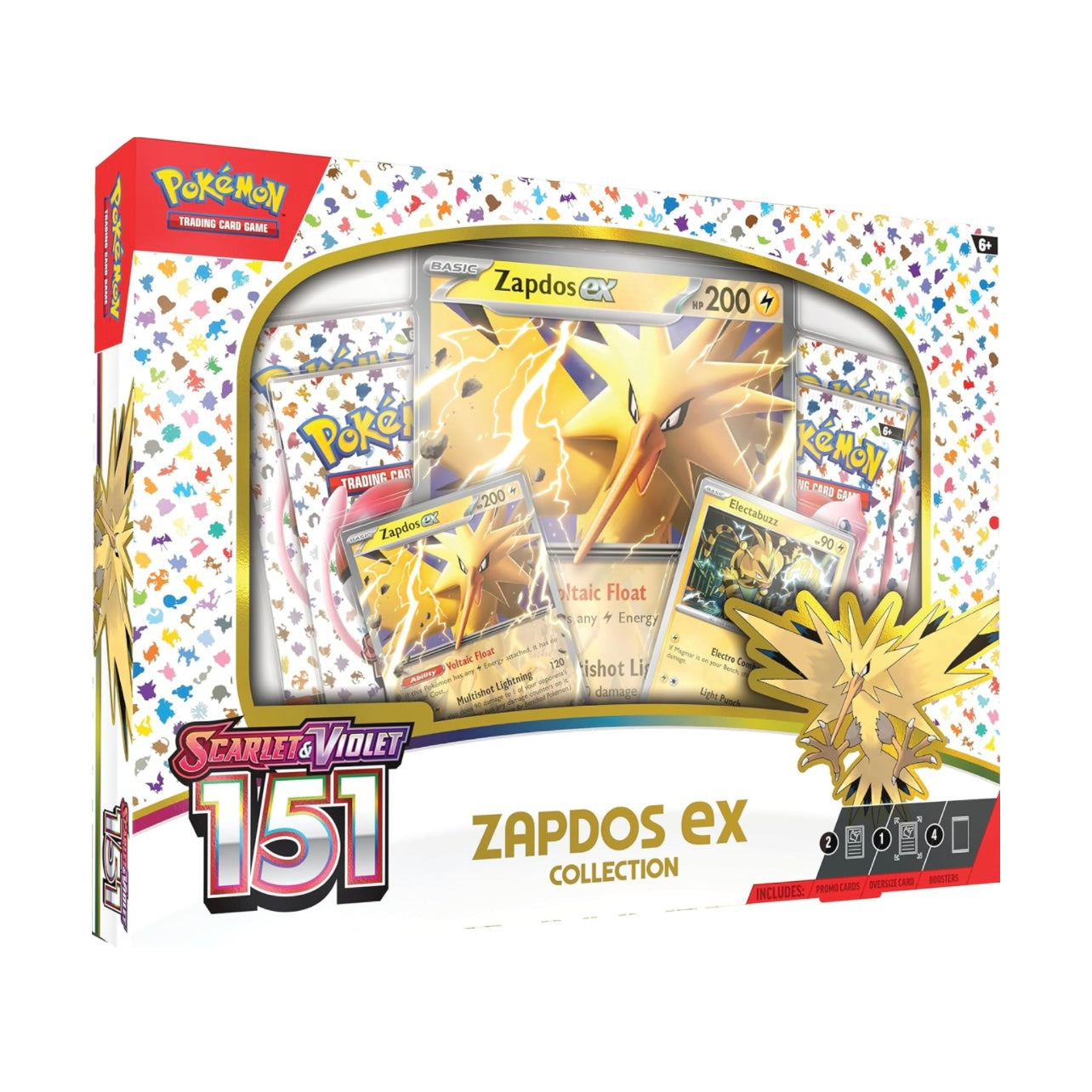 Pokémon Scarlet & Violet 151 Zapdos ex Box