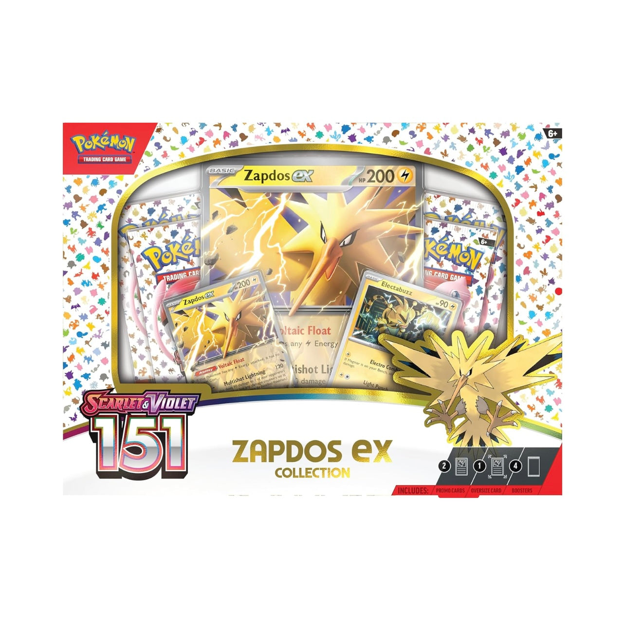 Pokémon Scarlet & Violet 151 Zapdos ex Box