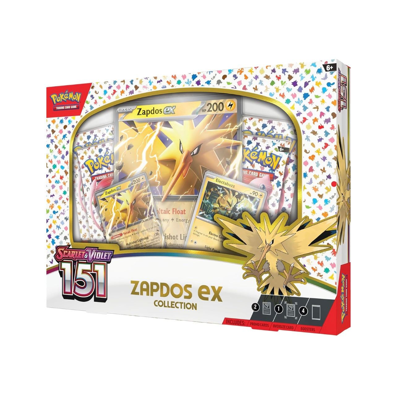 Pokémon Scarlet & Violet 151 Zapdos ex Box