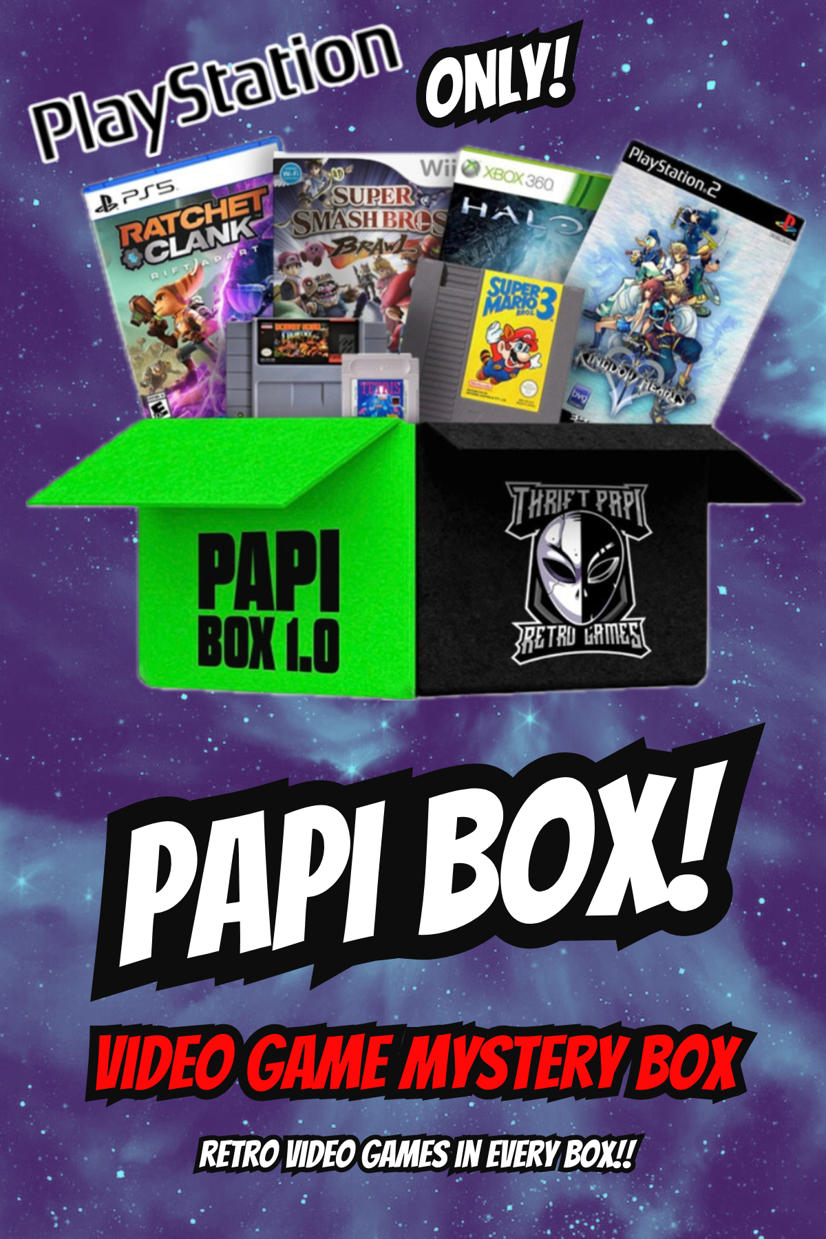 PAPI BOX - PLAYSTATION ONLY!