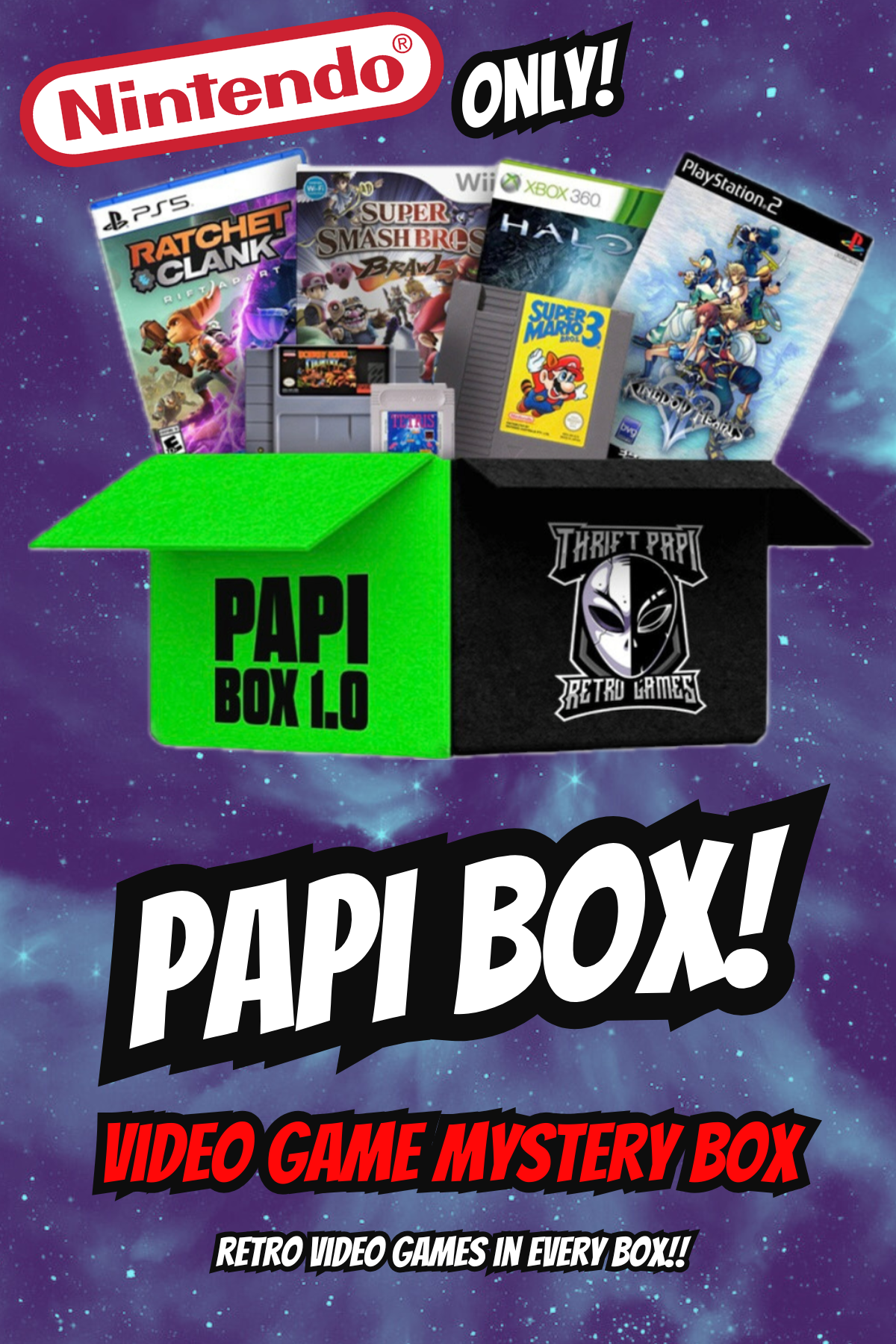 PAPI BOX - NINTENDO ONLY!
