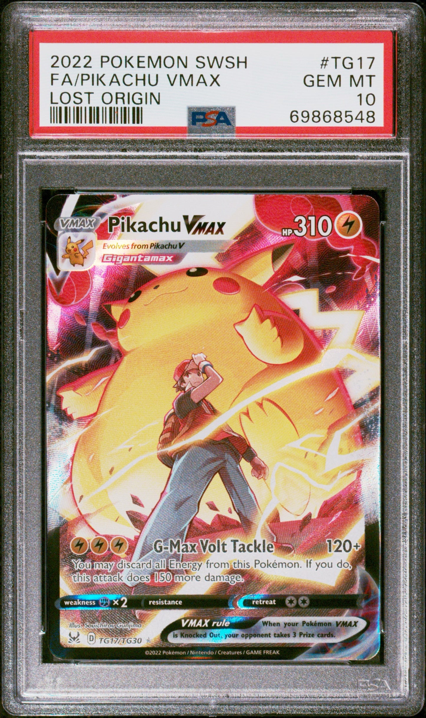 Pikachu Vmax (TG17/TG30) PSA Gem Mint 10 ๐