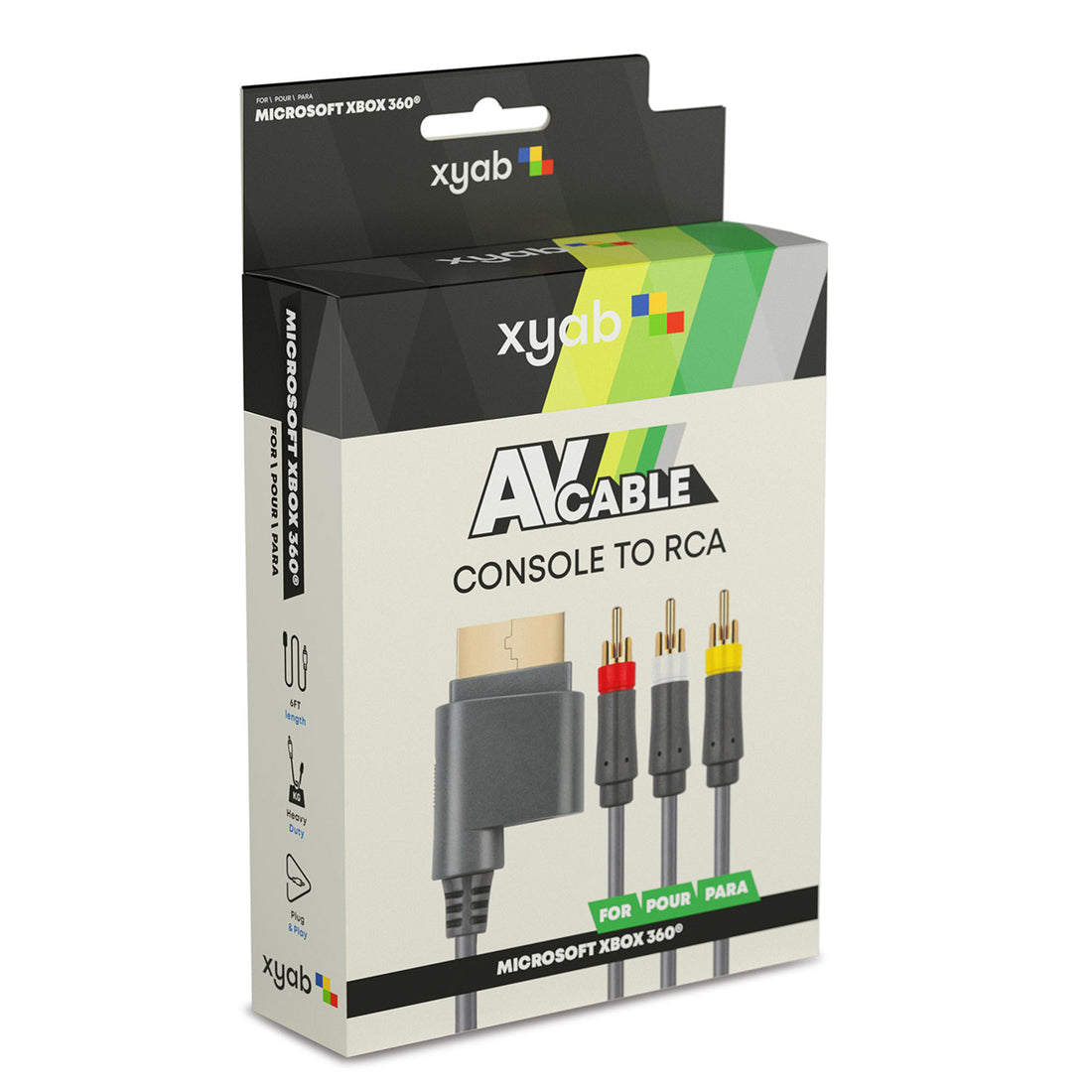 Microsoft XBOX 360 AV Composite Cable