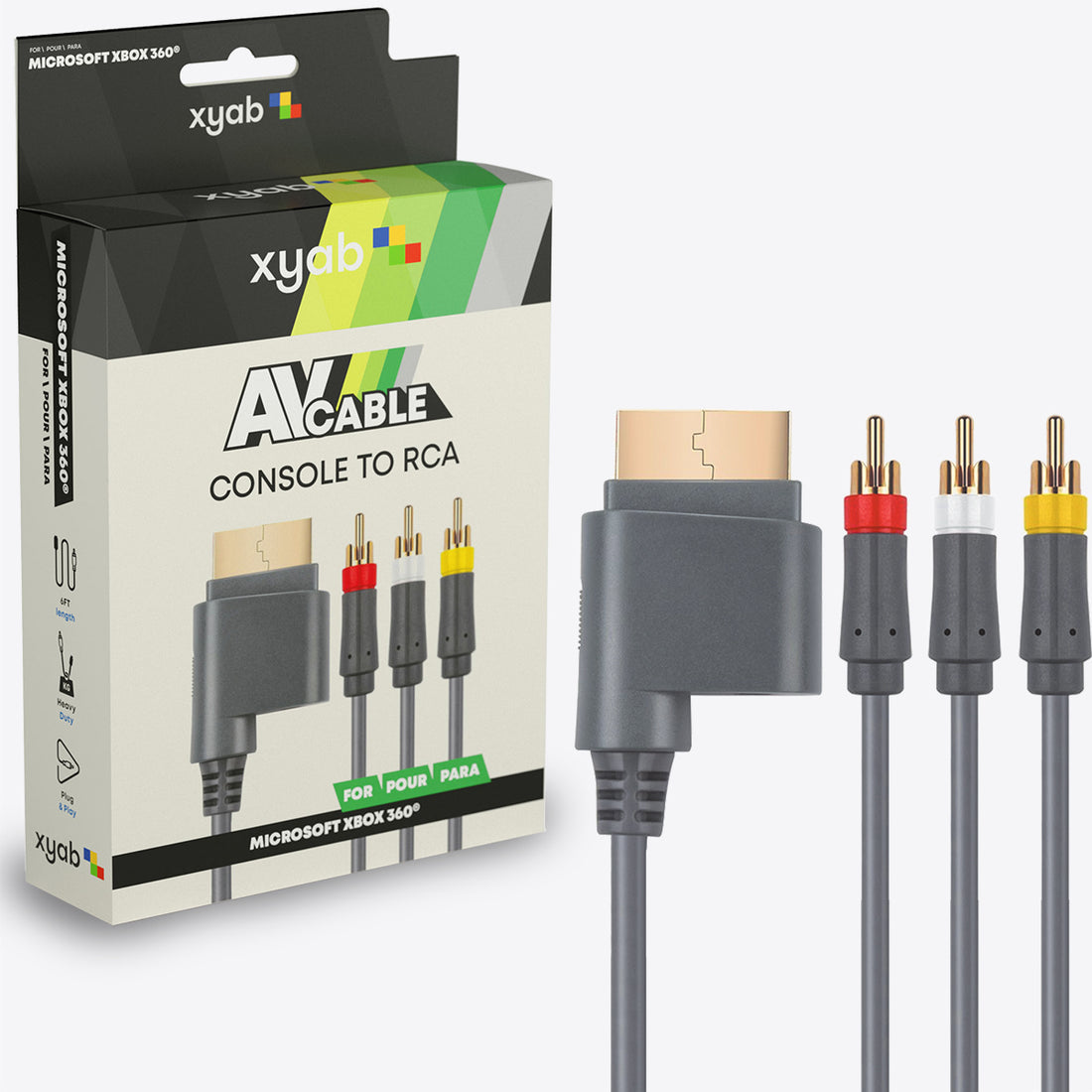 Microsoft XBOX 360 AV Composite Cable