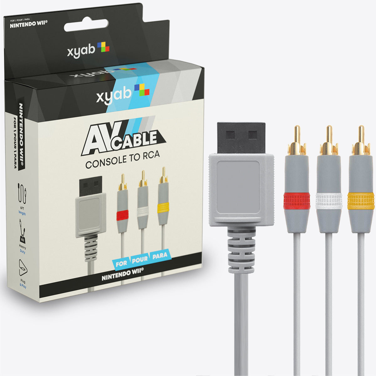 Wii + AV Composite Cable