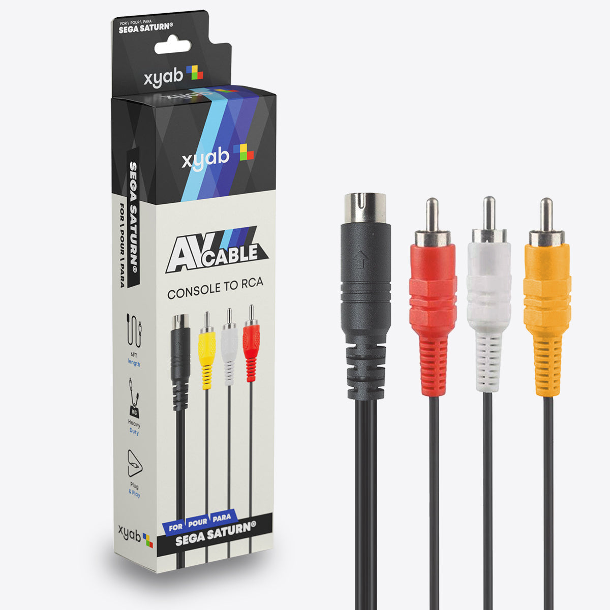 Sega Saturn AV Composite Cable