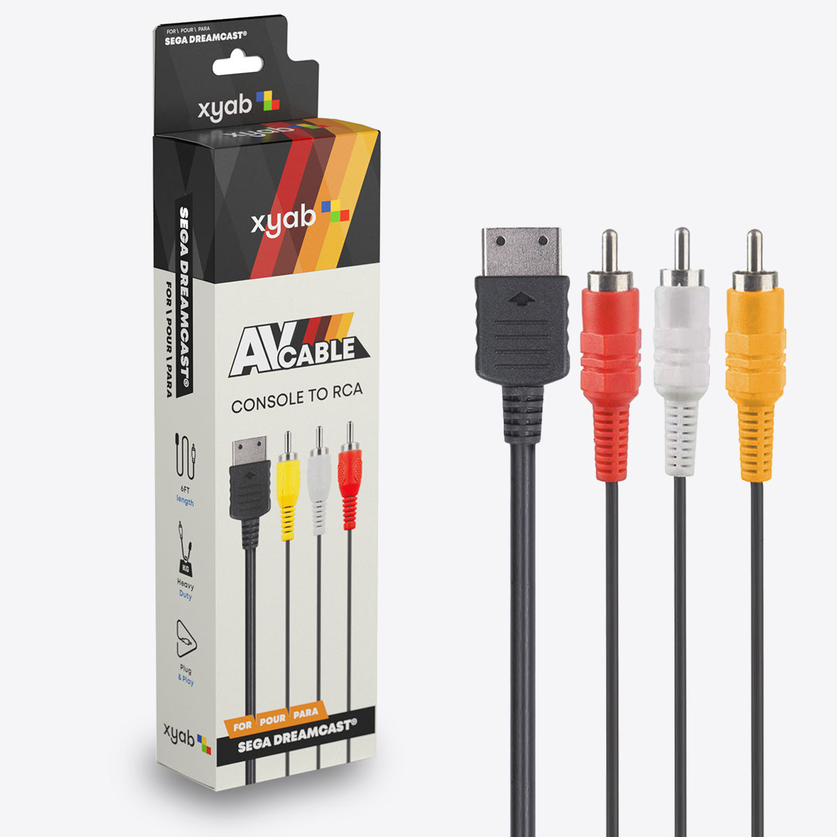 Sega Dreamcast AV Composite Cable