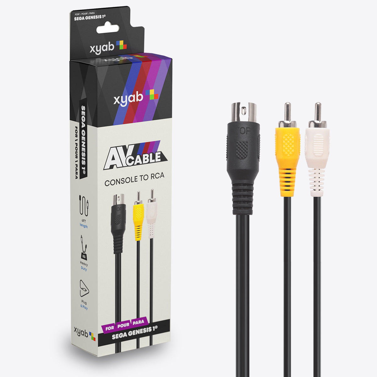 Sega Genesis 1 AV Composite Cable