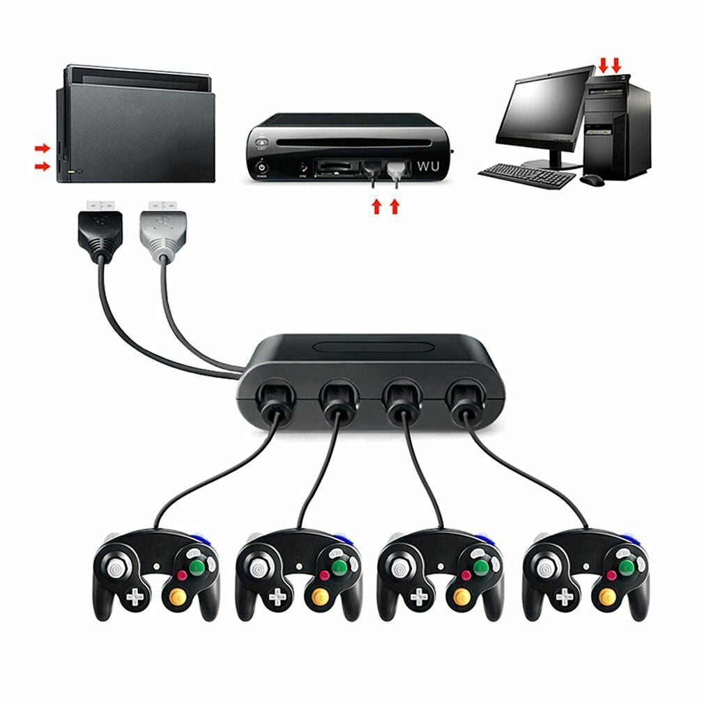 GameCube Controller Adapter for Nintendo Switch