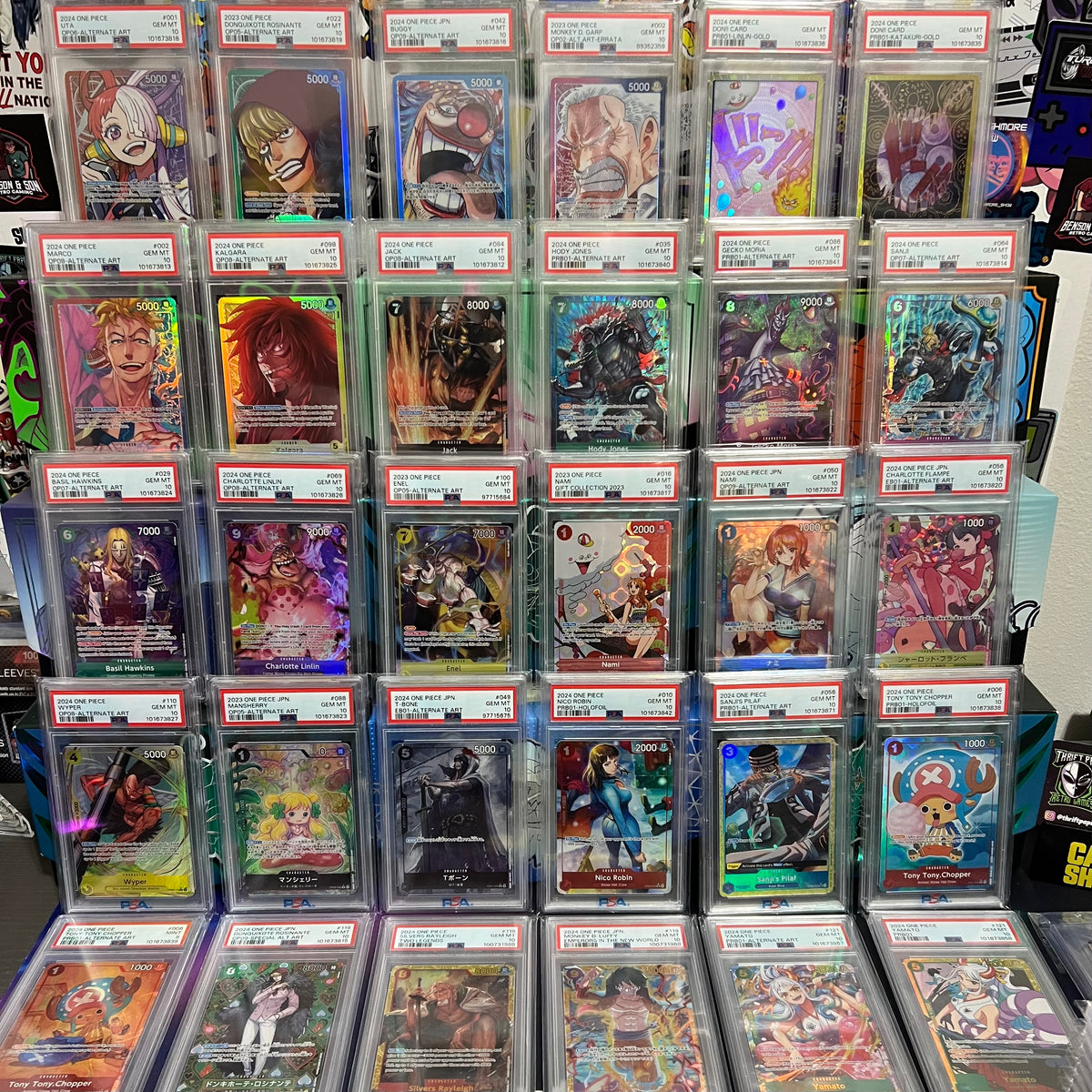 Graded One Piece Cards