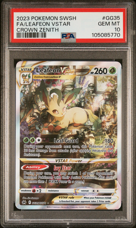 Leafeon VSTAR (GG35/GG70) PSA Gem Mint 10 💎