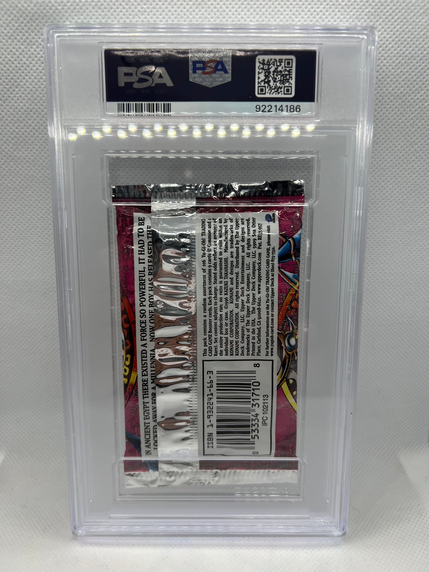 1st Edition Yu-Gi-Oh! Magician’s Force Booster Pack PSA 8