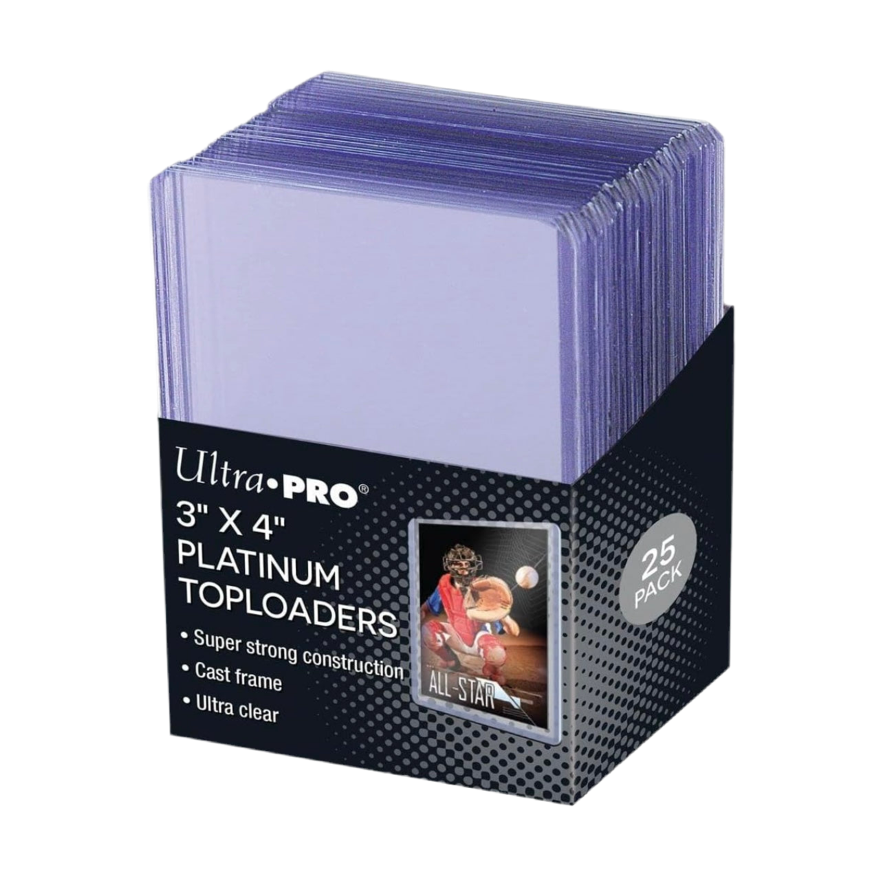 Ultra Pro Platinum Toploaders (25 Pack)