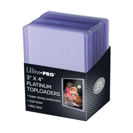 Ultra Pro Platinum Toploaders (25 Pack)