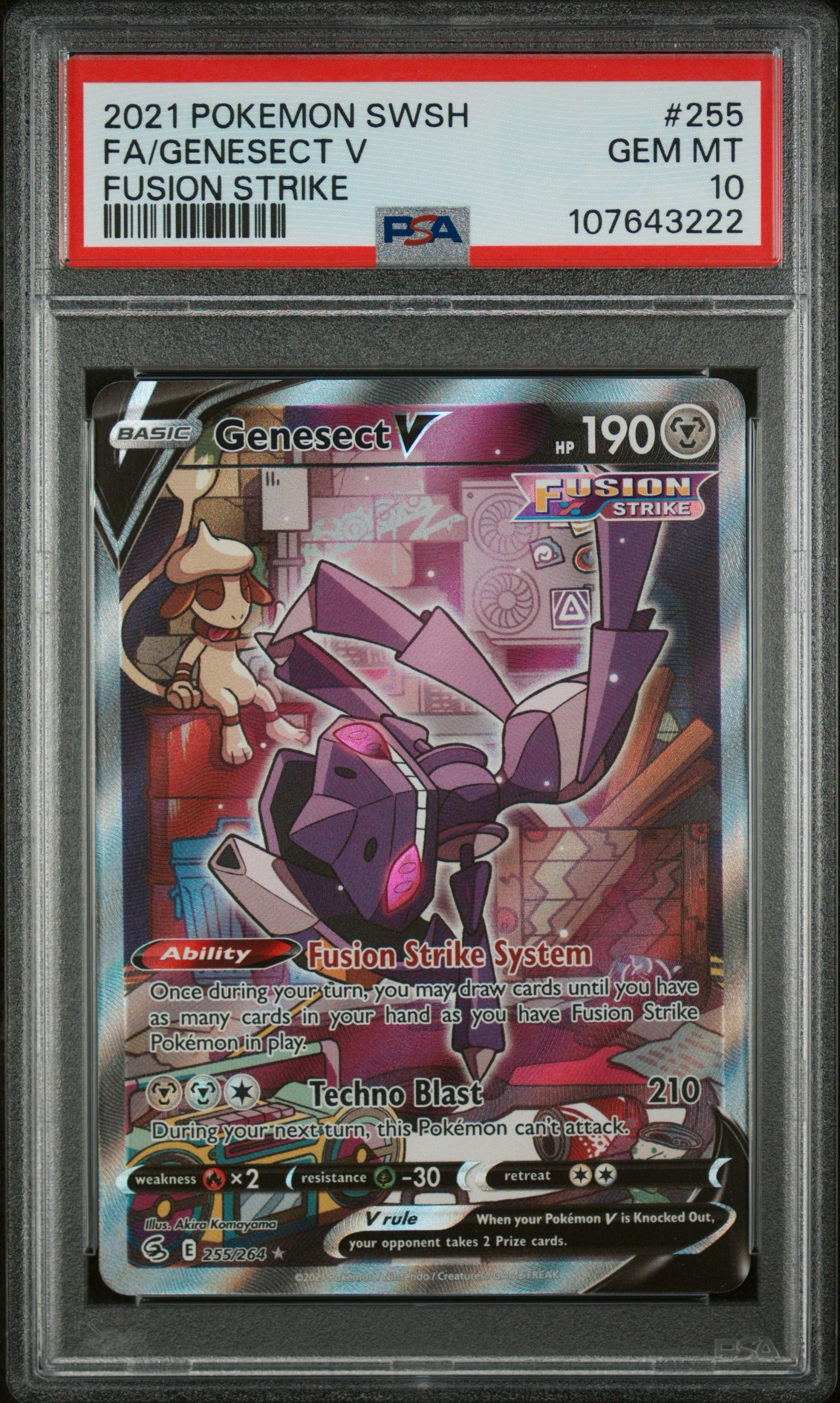 Genesect V (255/264) PSA Gem Mint 10 💎