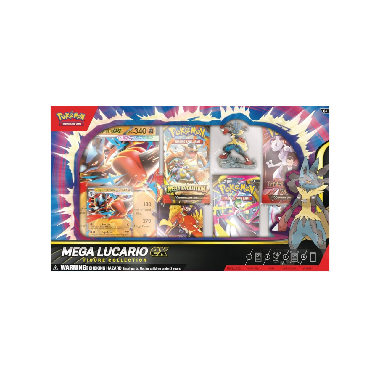 Pokémon Mega Lucario EX Figure Collection