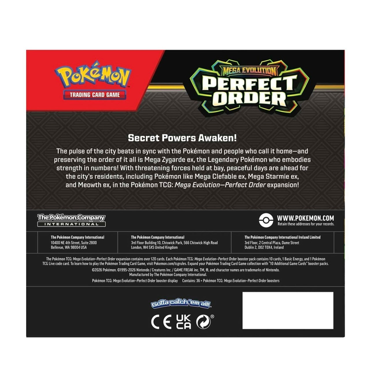 Pokémon Perfect Order Booster Box