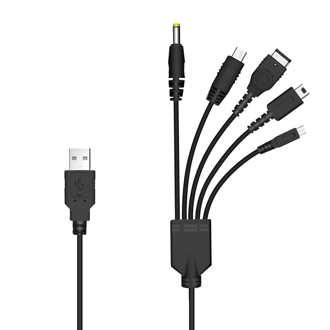5-in-1 Charging Cable for Nintendo Handheld Consoles