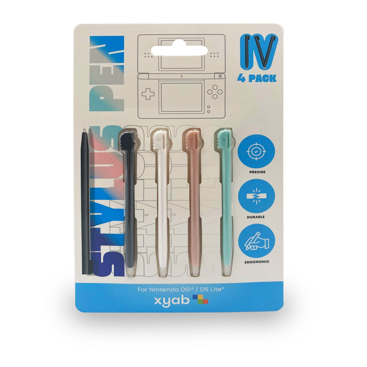 Nintendo DSi / DS Lite Replacement Stylus (4 Pack)