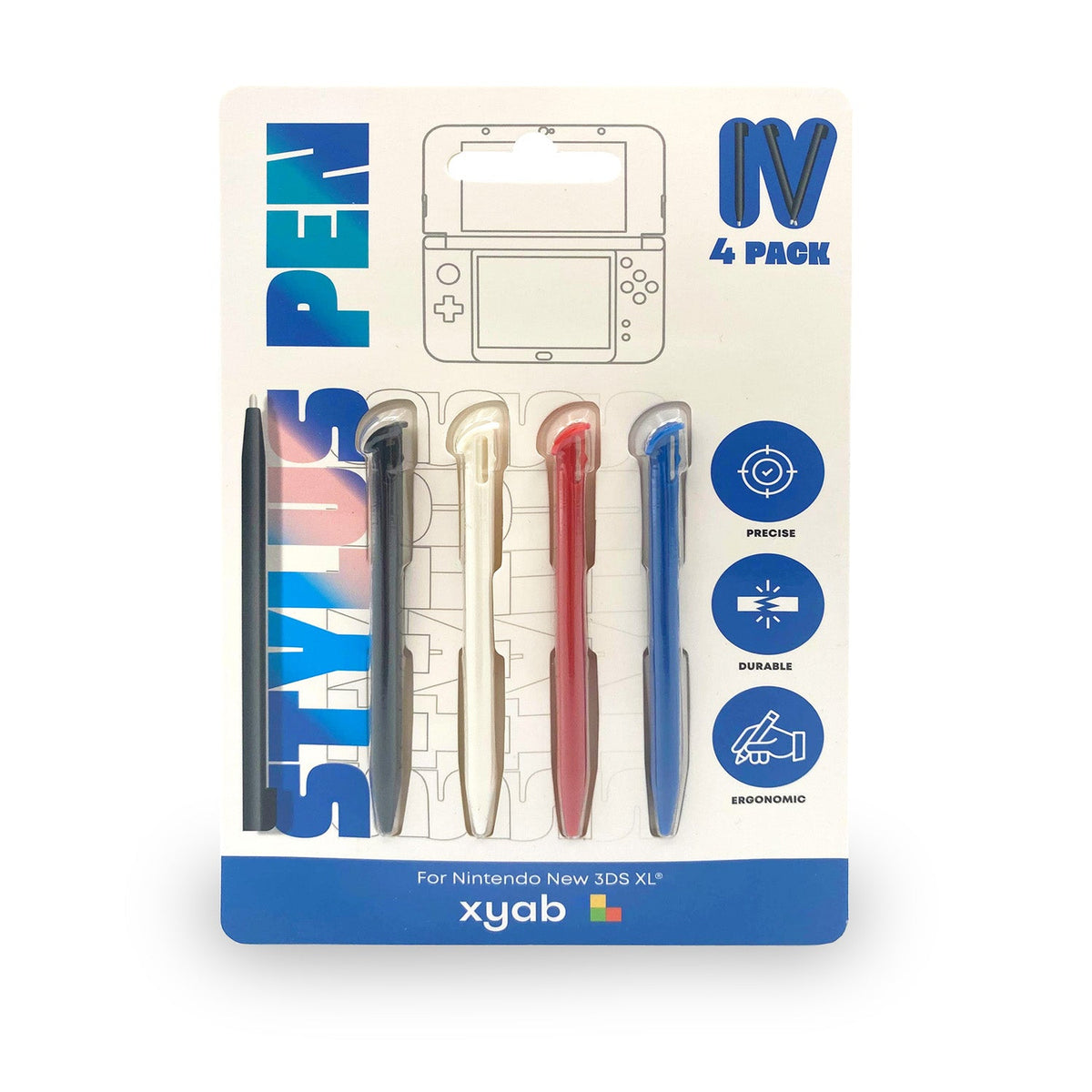 Nintendo *New* 3DS XL Replacement Stylus (4 Pack)