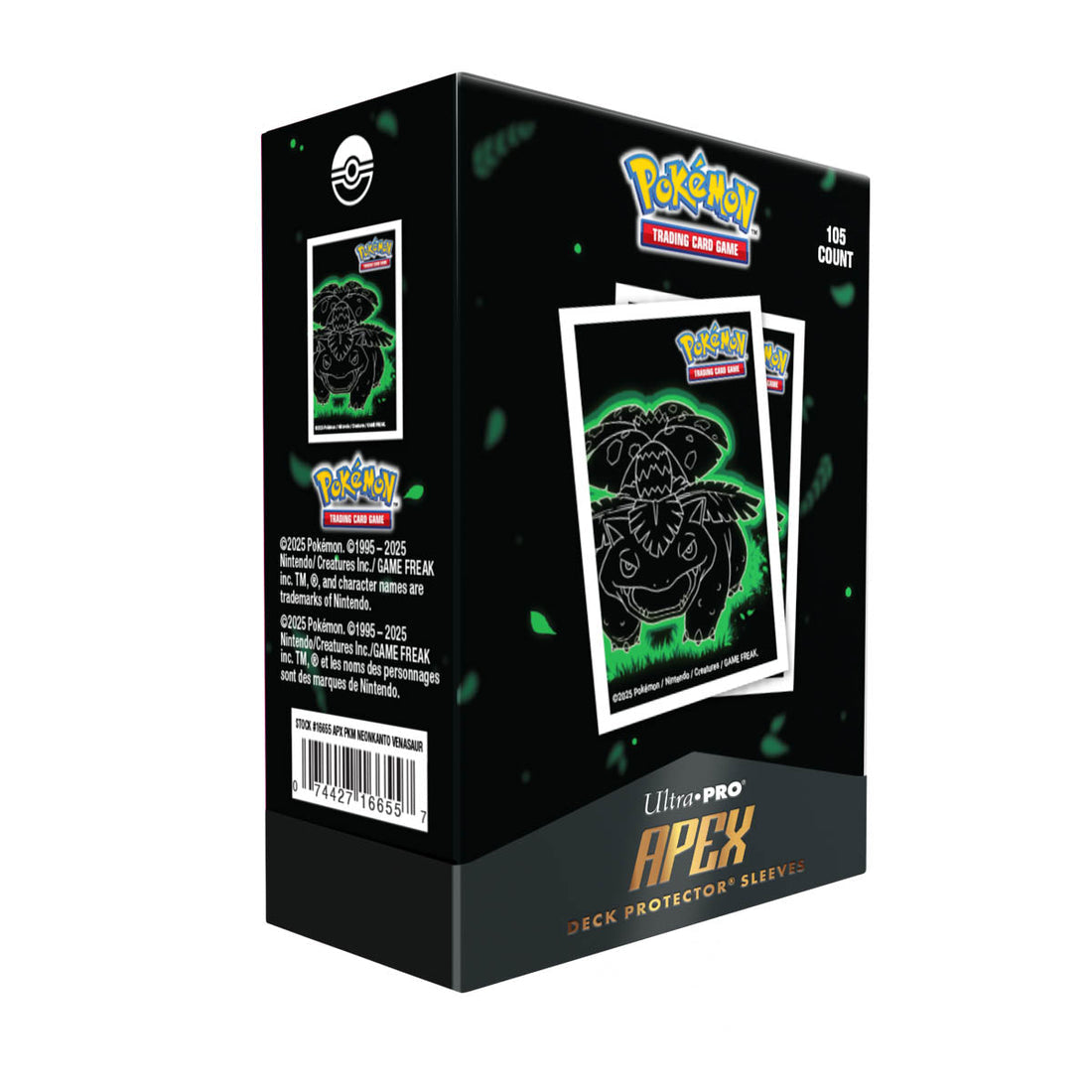 Apex Deck Protector Sleeves - Venusaur