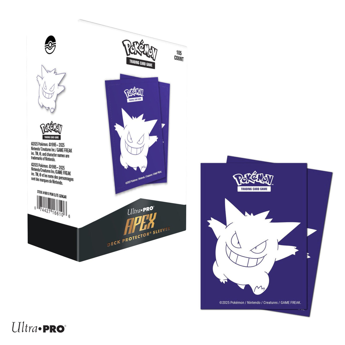 Apex Deck Protector Sleeves - Gengar
