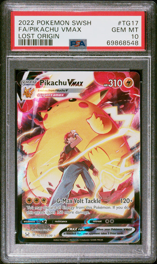 Pikachu Vmax (TG17/TG30) PSA Gem Mint 10 💎
