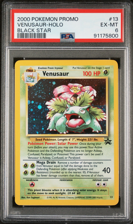 Venusaur (#13) PSA 6 w/ Swirl🌀