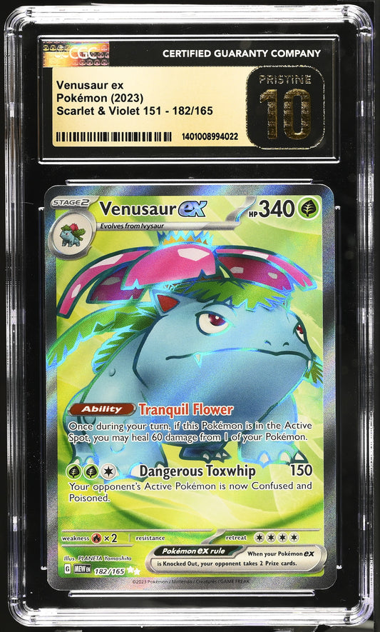 Venusaur EX (182/165) CGC Pristine 10 🏆