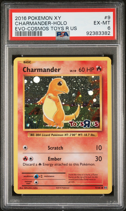 Charmander Toys-R-Us Promo (#9) PSA 6