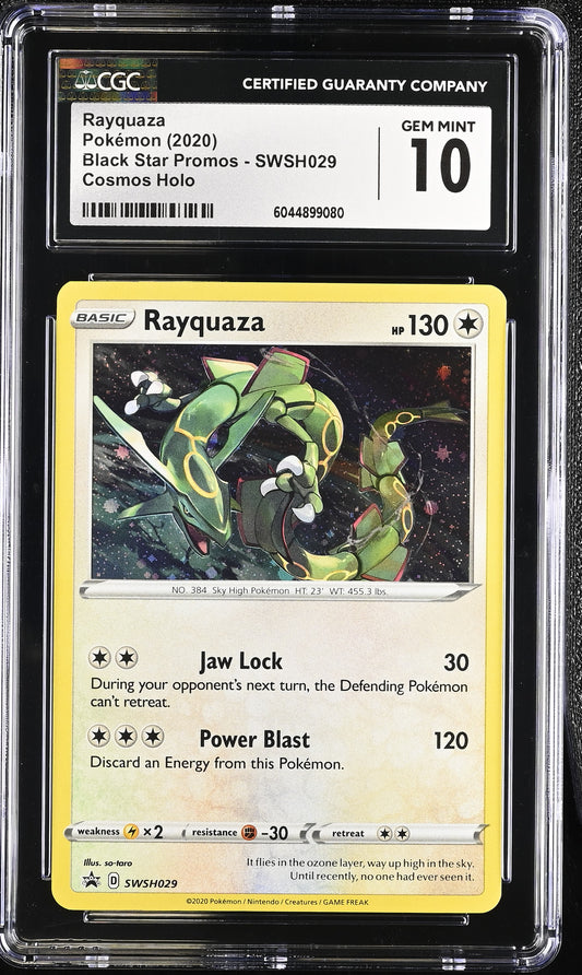 Rayquaza (SWSH029) CGC Gem Mint 10 💎