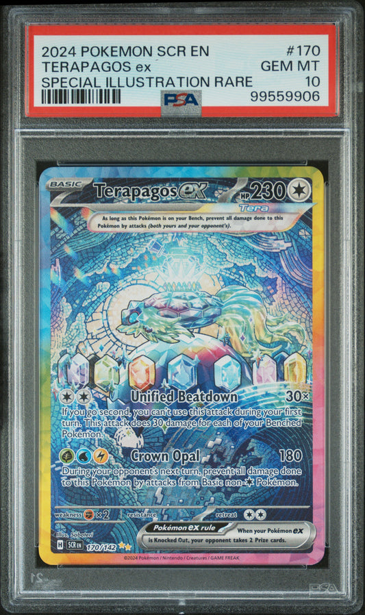 Terapagos EX (170/142) PSA Gem Mint 10 💎