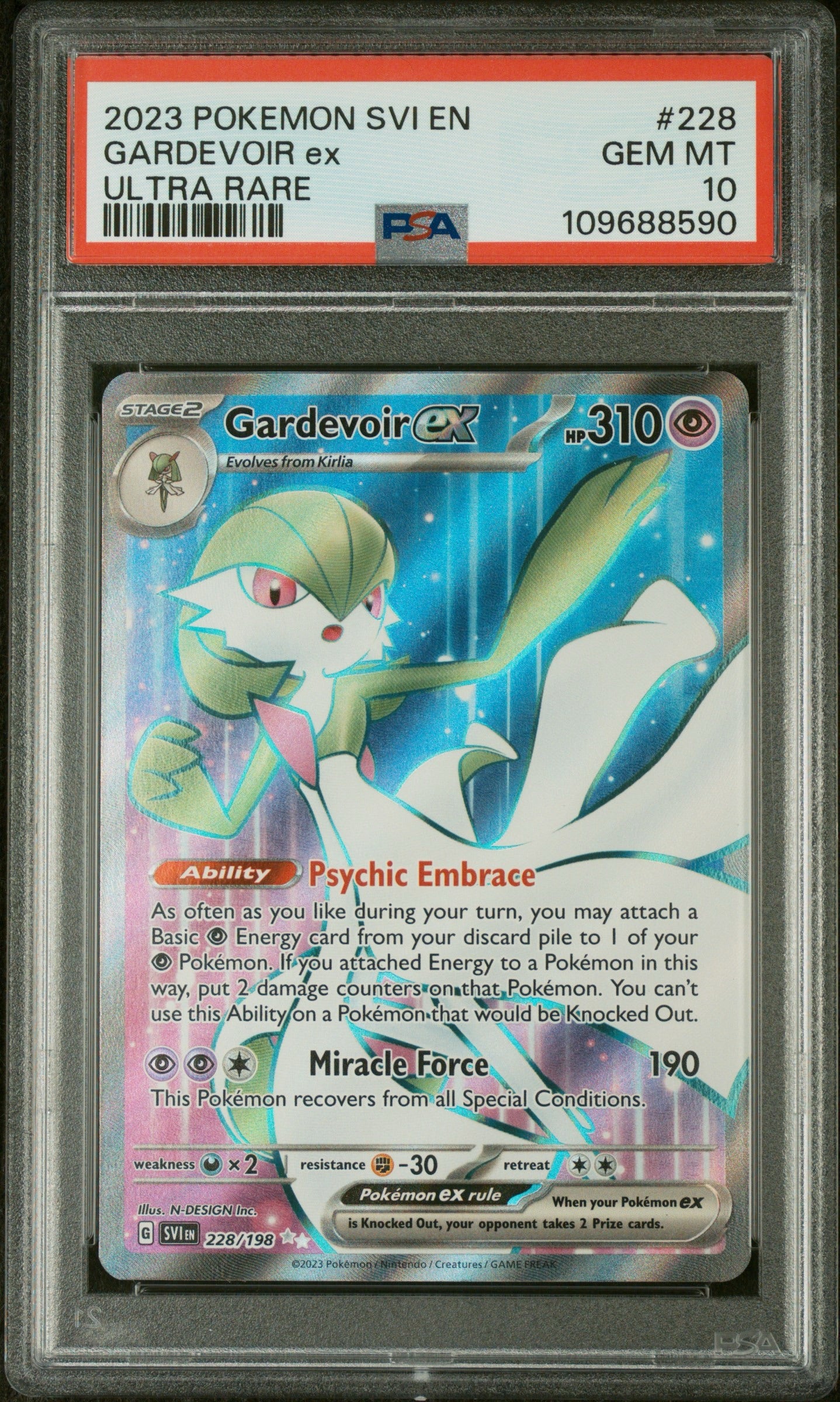 Gardevoir EX (228/198) PSA Gem Mint 10 💎