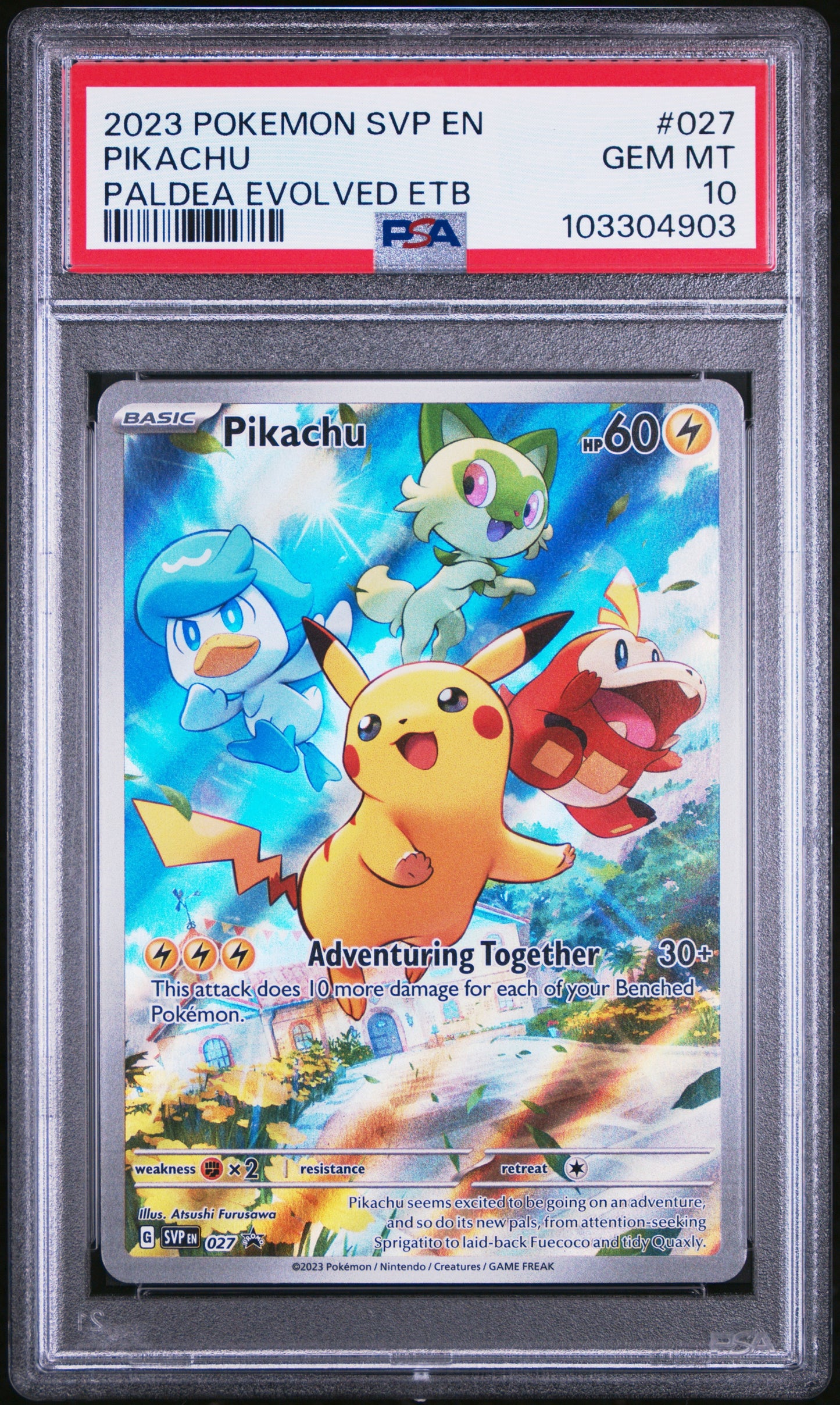 Pikachu (#27) PSA Gem Mint 10 💎