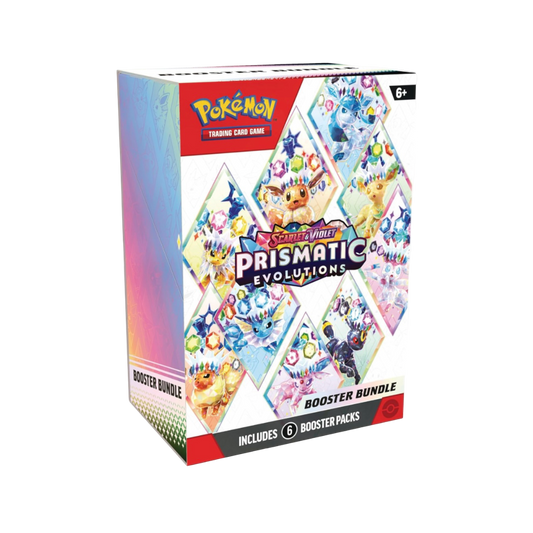 Pokémon Scarlet & Violet Prismatic Evolutions Booster Bundle