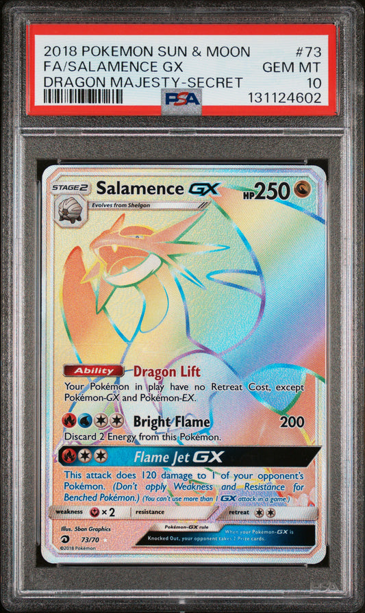 Salamence GX (73/70) PSA Gem Mint 10 💎