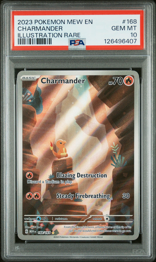 Charmander (168/165) PSA Gem Mint 10 💎