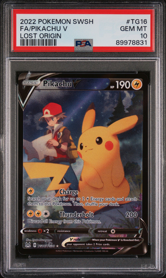 Pikachu V (TG16/TG30) PSA Gem Mint 10 💎