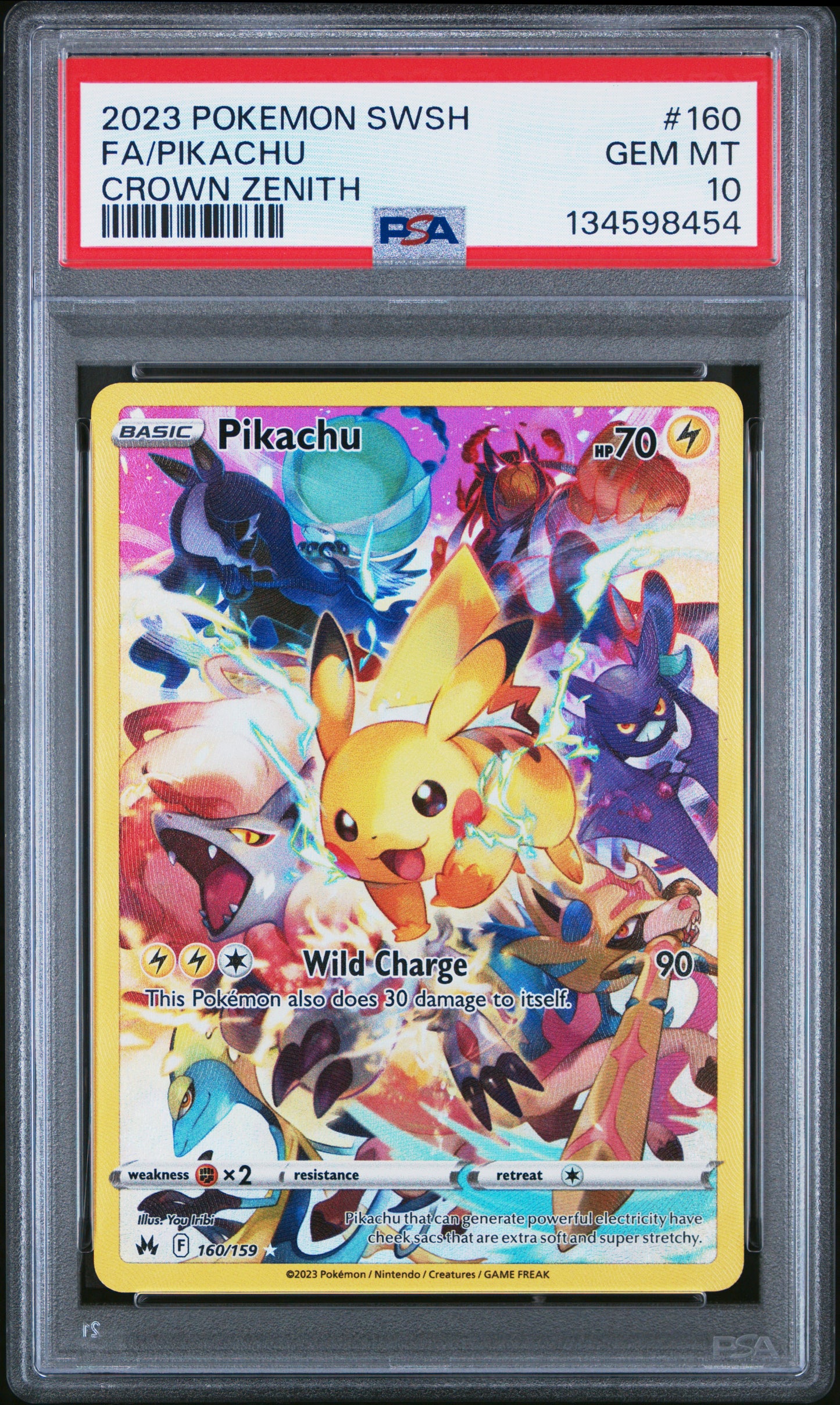 Pikachu (160/159) PSA Gem Mint 10 💎