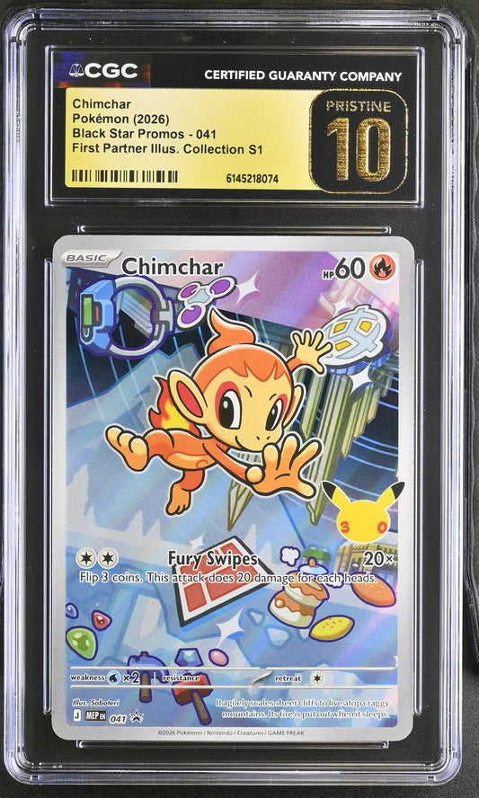Chimchar (#041) CGC Pristine 10 🏆