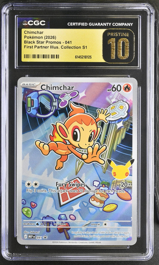 Chimchar (#041) CGC Pristine 10 🏆