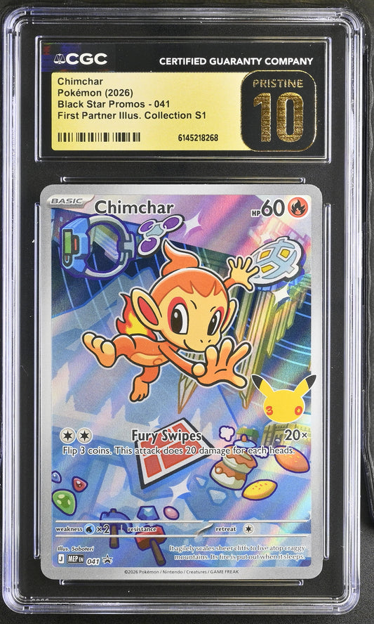 Chimchar (#041) CGC Pristine 10 🏆