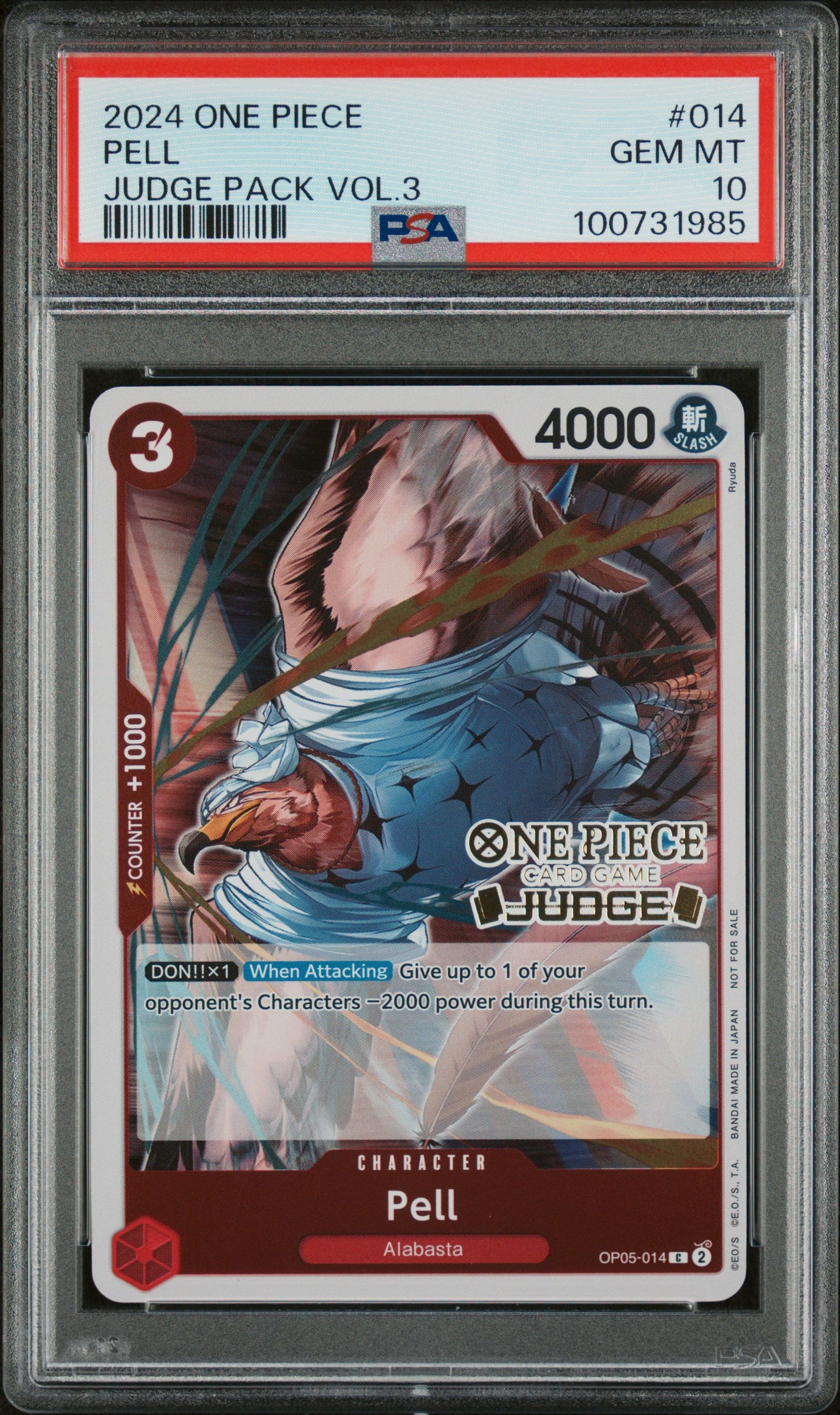 Pell (Judge Pack Vol 3) PSA Gem Mint 10 💎
