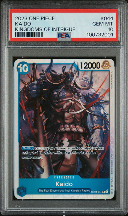 Kaido (OP04-044) PSA Gem Mint 10 💎