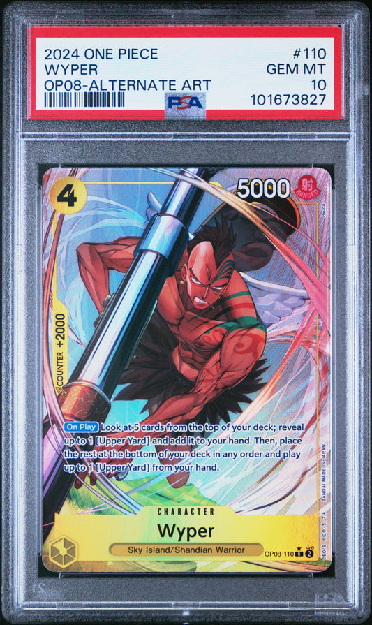 Wyper (OP08-110) PSA Gem Mint 10 💎