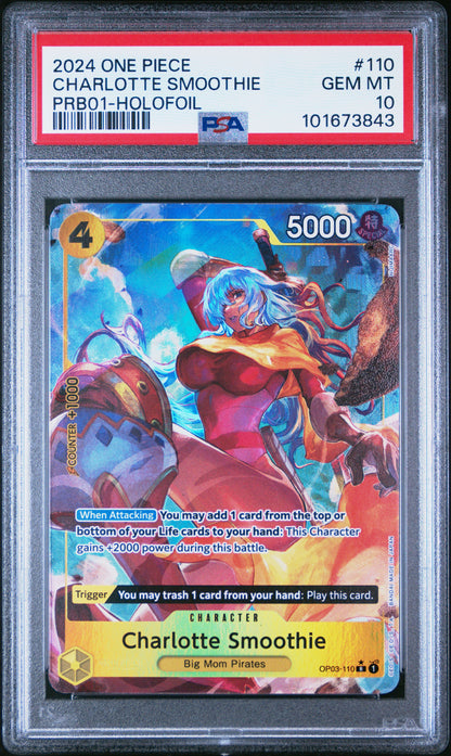 Charlotte Smoothie (OP03-110, PRB01) PSA Gem Mint 10 💎