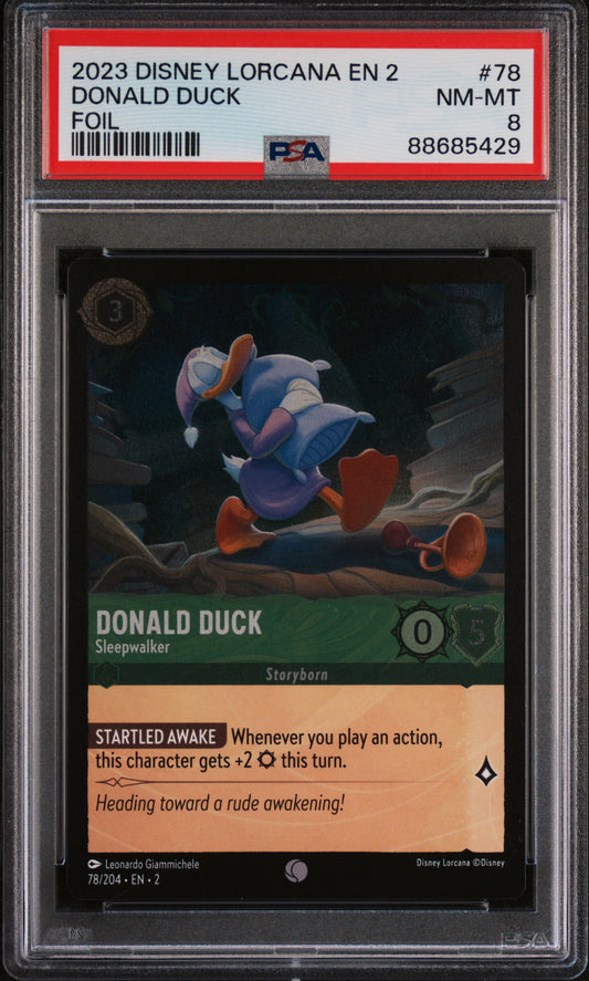 Donald Duck (78/204) PSA 8